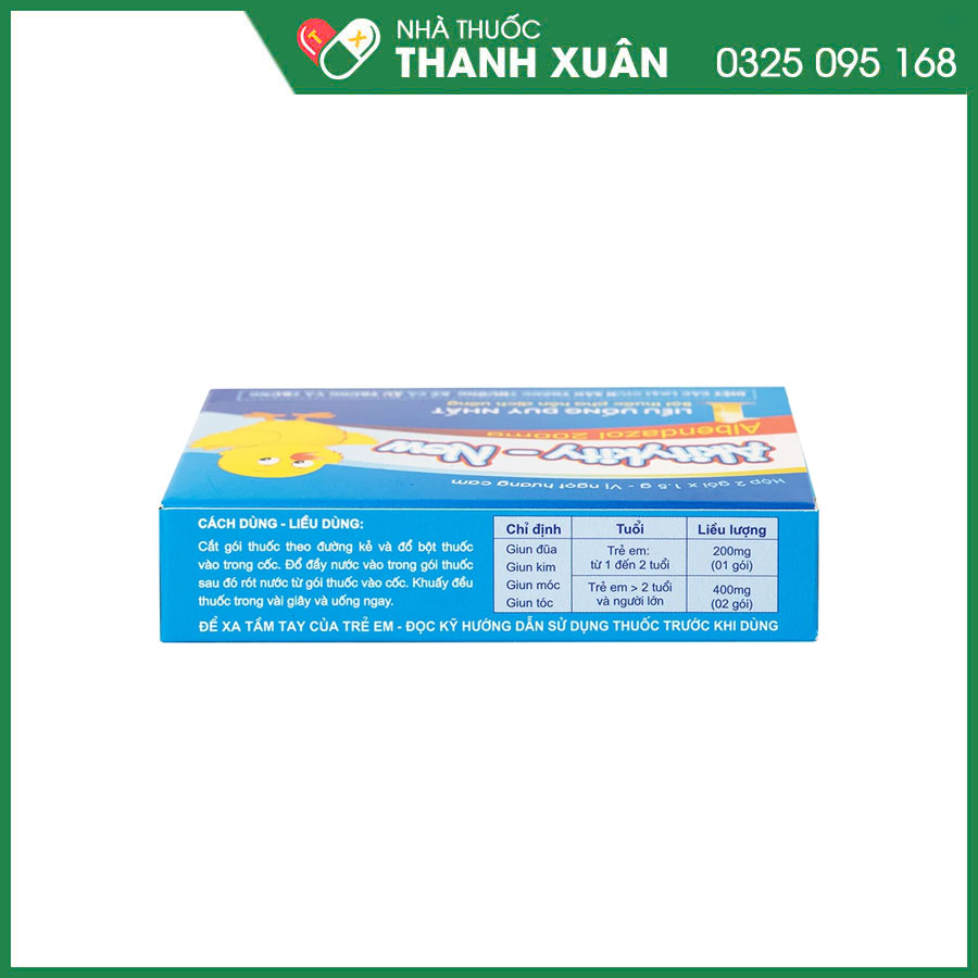 Akitykity- New thuốc điều trị nhiễm các loại giun sán và ấu trùng